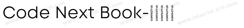 Code Next Book字体转换